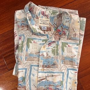 SALE🥳 Men’s Hawaiian Aloha Shirt, Reyn Spooner Hawaiian Shirt, Vintage, Size XXL